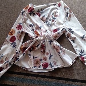 Shein long sleeve blouse